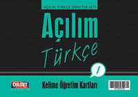 Cover of Açılım Türkçe Kitabı Kelime Öğretim Kartları